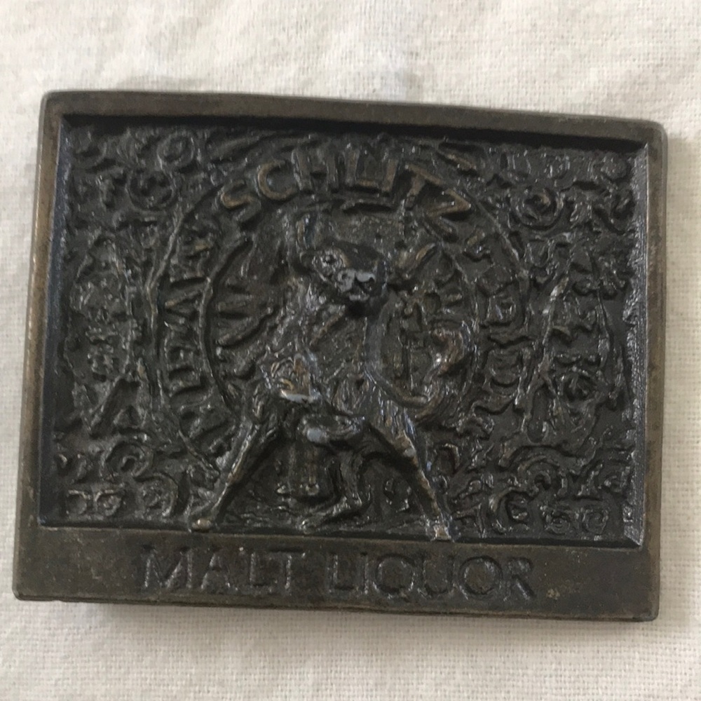 Vintage 1970’s Malt Liquor Belt Buckle